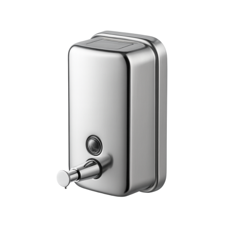 Dispenser Álcool Ou Sabonete Líquido Inox 500ml P/ Parede